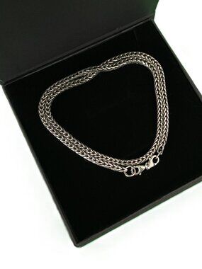 TROLLBEADS Foxtail Flexible Chain Necklace 16.5